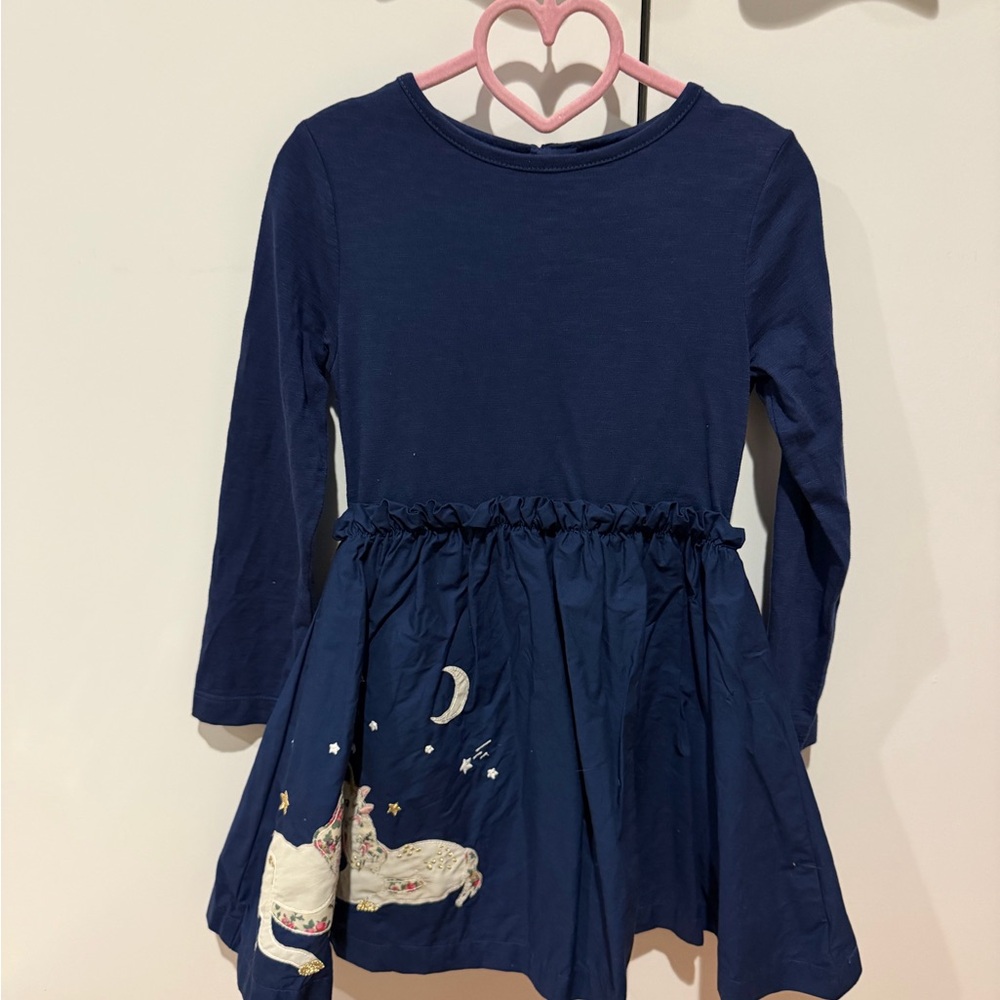 Mini Boden Navy Blue Dress
